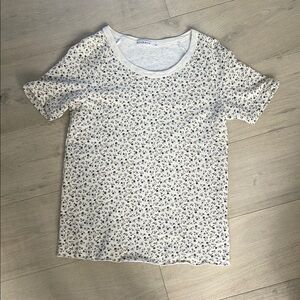 Floral Print Womens T-Shirt